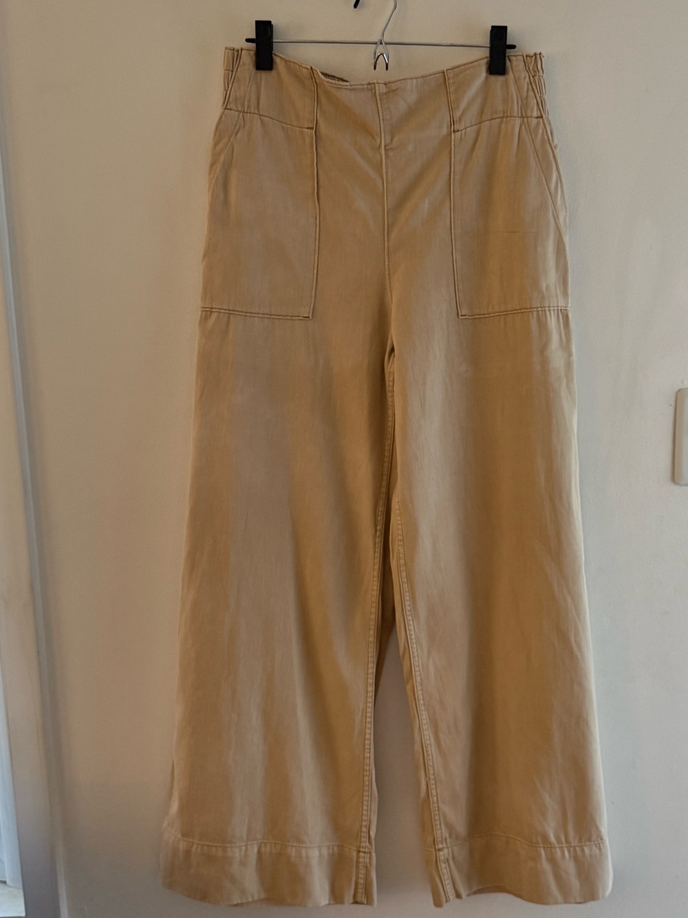 We The Free Breezy Denim Pull-On Jeans in Khaki NWOT M - Picture 5 of 11